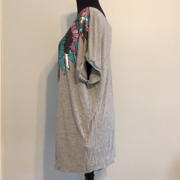 H&M Oversized Sequin Top, M - Picture 3 of 10